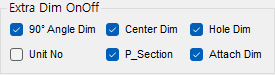 DdOpt extra dimension option group
