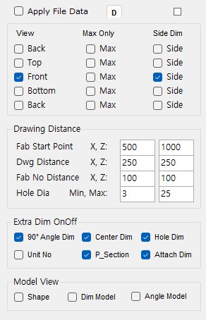 DdOpt panel guide